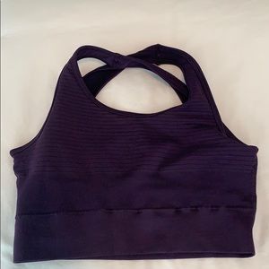 Alphalete Revival Vault Bra - Purple Noir